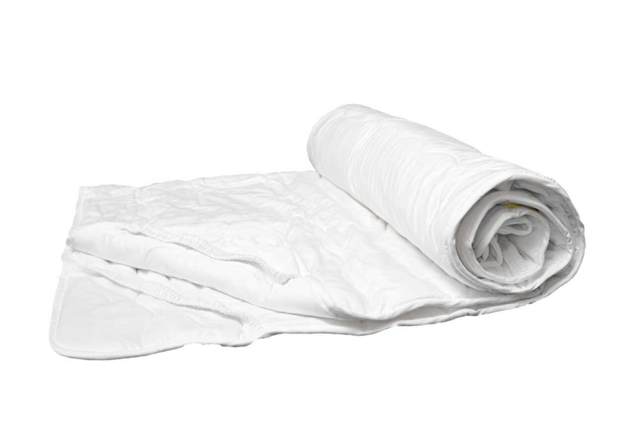 Protecție de saltea Nature 160x200 cm Alb - Bambus - imagine 3